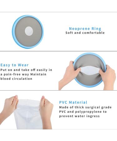 SUPERNIGHT Waterproof Full Arm Cast Cover Protector - Reusable Adult Sleeve Bag for Broken Hand, Elbow, Wrists - Keep Wound Dry - Buy Online on GoSupps.com