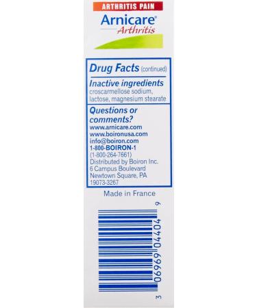 Boiron Arnicare Arthritis - Homeopathic Tablets for Arthritis Relief, 60 Count - Buy Online on GoSupps.com