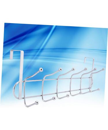 Alipis 6 Hanger Home Rack Storage Organizer Cabinet Clothes Stainless Door Hooks for Steel Hook Kitchen medium As Shown - Buy Online on GoSupps.com