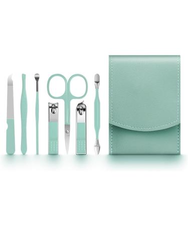7-Piece Portable Nail Enhancement Set Color Nail Clipper Set Personal Care Tool (Color : Dark Green) - Buy Online on GoSupps.com