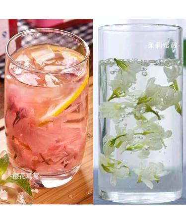 Jasmine honey brew honey rose jam jasmine tea rose tea healthy flower tea 240g/can flower jam bread jam side dishes instant snacks Dim sum delicious leisure snacks (Combination 2 cans) Combination 2 cans - Buy Online on GoSupps.com