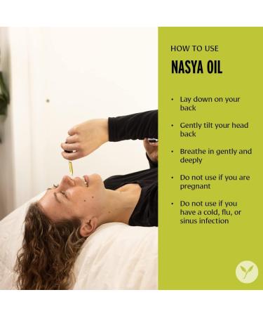 Banyan Botanicals Nasya Oil - Organic Herbal Nasal Drops for Clear Breathing - 1 fl oz - Buy Online on GoSupps.com