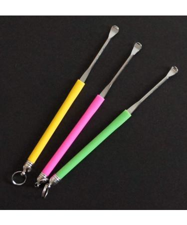 Earpick Ear Wax Remover Cleaner with Keyring - Set of 3