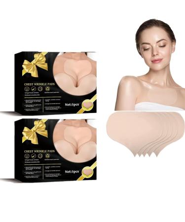 EXQST Anti-Wrinkle Chest Pads, Chest Smoothing Patch, Anti-Wrinkle, Anti-Aging, Collagen, Natural Hydration Chest Lifting Patch