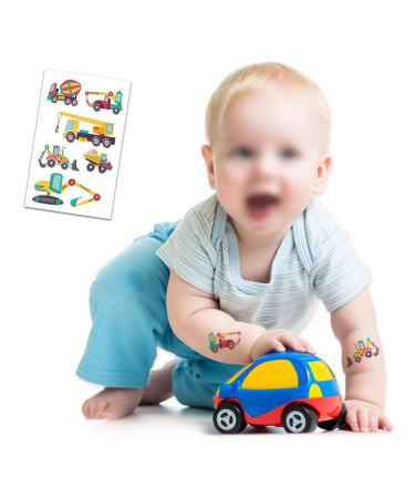 Konsait 82PCS Vehicles Temporary Tattoos for Kids - Car Fake Tattoo Stickers for Boys & Girls | Party Favors & Supplies - Buy Online on GoSupps.com