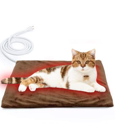 NAMOTEK Pet Heating Pad, Safe Electric Heating Pad for Dogs and Cats Indoor Warming Pad with Auto Constant Temperature 15.7" x 12" - Buy Online on GoSupps.com