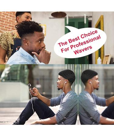 3PCS Silky Durag Pack for Men - Ideal Gifts for Father's Day - 360 540 720 Waves - Red White Black - Buy Online on GoSupps.com