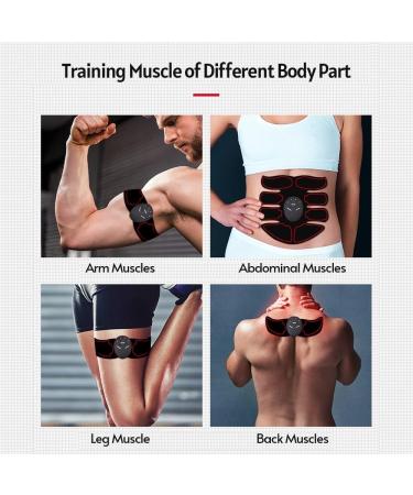 Buy EMS Abdominal Muscle Trainer - Electric Belly Sculpting Device for Home Fitness | Tone Abs Back & Arms for Men & Women - Buy Online on GoSupps.com