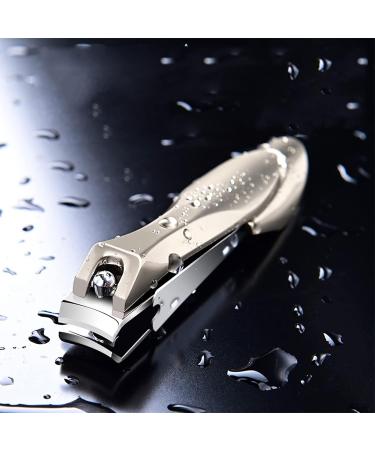 SVAASA Nail Clippers Stainless Steel Anti Splash Nail Clippers Set Professional Manicure Cutter Fingernail Toenail Trimmer Pedicure Tool - Buy Online on GoSupps.com