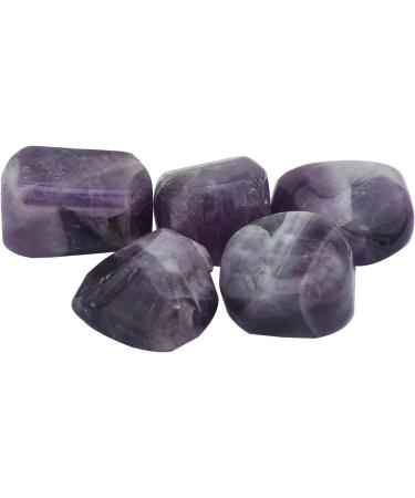 Healing Crystals India Real Crystals and Healing Stones - Healing Crystals for Beginners- Healing Stones Tumbled Crystals for Witchcraft (1 Amethyst) 1 Amethyst - Buy Online on GoSupps.com