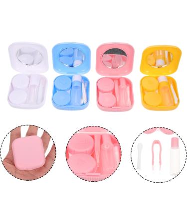 JECOMPRIS 4-Piece Contact Lens Accessories Set | Lens Soaking Container Solution Bottle Tweezers & Pencil | Durable PP Material for Safe Storage - Buy Online on GoSupps.com