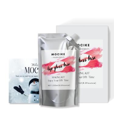 MOCIKE Lip Gloss Base 250ml  Versagel Lip Gloss Base for DIY Lip Gloss  Non-Stick Moisturizing Glossy Crystal Clear Plant-Based Free from Gluten  Clear Lip Gloss Base for DIY Lip Gloss Creations.