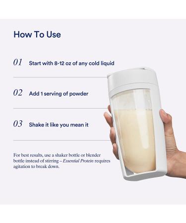 Ritual Vegan Protein Powder with Choline for Prenatal & Postpartum Support - 20g Organic Pea Protein, Gluten-Free, Plant-Based, Sugar-Free, Vanilla - 1 Pound - Buy Online on GoSupps.com