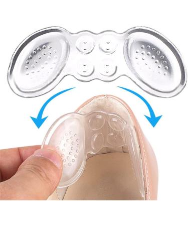 Soft Gel Heel Grips - Self-Adhesive Butterfly Cushion Pads Anti-Slip Inserts for Loose Shoes Protects Against Blisters & Calluses - 2 Pairs - Buy Online on GoSupps.com