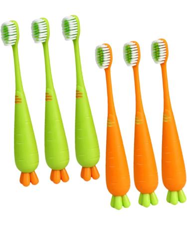 Beaupretty 30 Pack Carrot Toothbrushes for Kids - Bulk Manual Travel Toothbrushes - Beautiful Children's Oral Care Tools - Buy Online on GoSupps.com