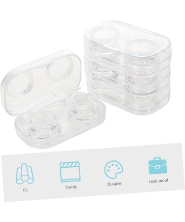 Healvian 16-Piece Mini Contact Lens Holder Case Set - Clear Storage Containers for Travel & Everyday Use - Buy Online on GoSupps.com
