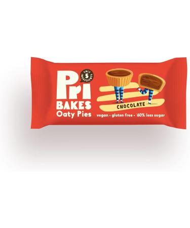  PRI'S Pris Puddings Vegan Chocolate Pie - Pocket Size Parts Healthy Snack - Vegan Candy Gluten Free 16 Chocolate Bars Protein Snack Bars (2 Pies/Pack) - Buy Online on GoSupps.com