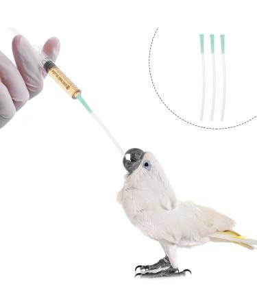 Buy 3-Piece Baby Bird Hand Feeder Spray - Parrot & Young Birds Feeding Accessories - Random Color - Buy Online on GoSupps.com