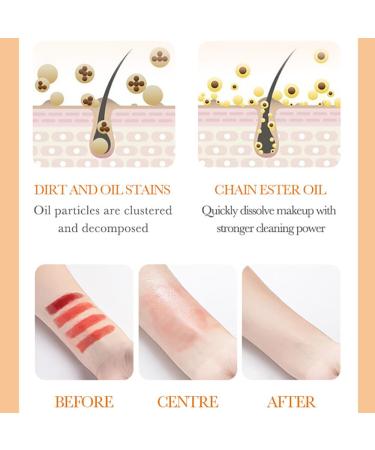 Makeup Remover Cream & Cleansing Balm | Gentle Face Cleanser for Lipstick Mascara & Eyeliner - Lightweight Oil-Control & Moisturizing - Buy Online on GoSupps.com