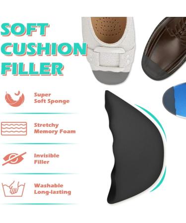 JL-Group Shoe Fillers | Toe Cushion Inserts for Loose Shoes | Adjustable Comfort Insoles (M | Fits 1/2-1 Size Bigger Yellow & Black - Buy Online on GoSupps.com