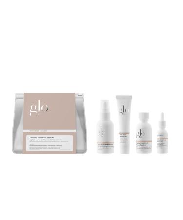 Glo Skin Beauty Brighten + Glow Travel Set | Mini Professional Skincare Kit | Travel Size Skincare Regimen Collection Brighten & Glow Travel Set