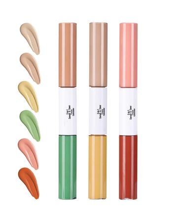xowwyue Liquid Concealer Make Up Covering Makeup Concealer 3 Pieces Waterproof Solution for Daily Cosmetics for Photography Wedding Dates Meeting and Travel