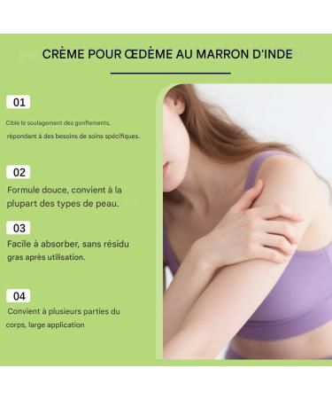 Leg Cream - 30g Fast Absorbing Swelling Balm - Body Moisturizer - For Massage and Relaxation of Shoulders Elbows Legs Ankles and Feet - Buy Online on GoSupps.com