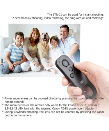 JJC Bluetooth Wireless Remote Shutter for Canon EOS R/RP/M50/M6 G7X III/G5X II Camera - Buy Online on GoSupps.com