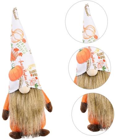 Cabilock Gnome Swedish 1pc Harvest Faceless Doll Decor Halloween Gnome Ornaments Plushie Faceless Gnome Doll Window Reward Assorted Color 1 28x7x6cm - Buy Online on GoSupps.com