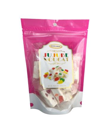 Jujube Nougat Italian Chewy Candy Pouch 6oz 6 Ounce (Pack of 1)