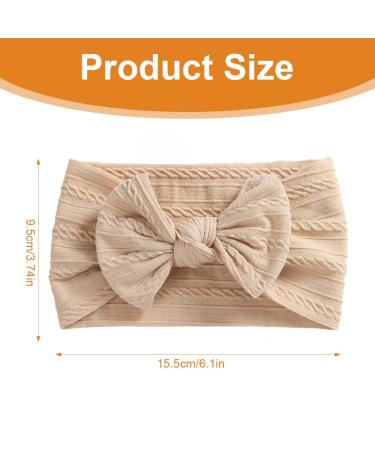 Shop Eihi 3-Pack Baby Front Ligaments for Girls | Soft & Elastic Nylon Forehead Bands - Perfect Baby Photo Accessories - Buy Online on GoSupps.com