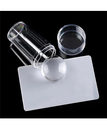 Buy Adawd Silicone Nail Stamper - Clear Jelly Nail Stamper & Scraper for Perfect DIY Nail Decor | International Shipping Available - Buy Online on GoSupps.com