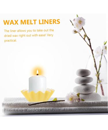 50 Cardboard Wax Melting Cups for Candles | High-Temperature Resistant Peppermint Wax Melts | Ideal for Candle Making - 9x9x8cm - Buy Online on GoSupps.com