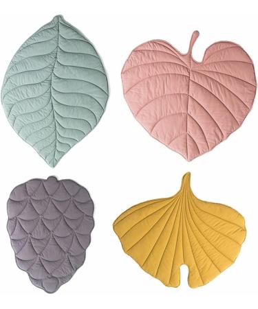 Buy Baby Leaves Carpet Play Mat - Soft Cotton Green Crawling Blanket for Infants | International Shipping - Buy Online on GoSupps.com