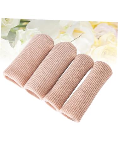 Healifty 4pcs Silicone Gel Thumb & Toe Protectors - Nylon Sleeves for Foot Corns & Blisters - Protective Gear for Runners - Toe Caps included - Buy Online on GoSupps.com