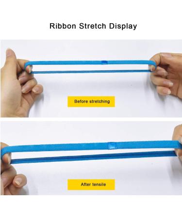 Buy 9-Piece Anti-Slip Sports Hairband Set | Thin Headbands for Men Women & Children - Perfect for All Activities - Buy Online on GoSupps.com