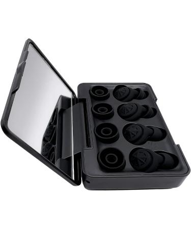 Quisonic Silicone Noise Reduction Ear Plugs - 30dB Reusable Earplugs for Sleep, Concerts, Travel and Flights - 2 Pair - Buy Online on GoSupps.com
