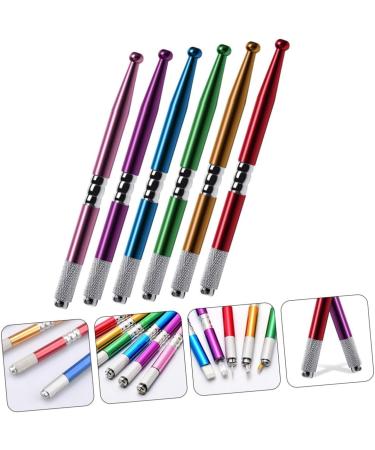 TOVINANNA 6pcs Ball Embroidery Pen Microblade Brow Pen Eyebrow Eyebrow Pens Plastic - Buy Online on GoSupps.com