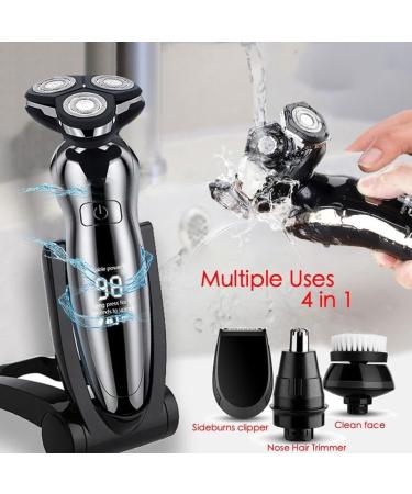 Best 4 in 1 Electric Head Shaver for Bald Men | USB Rechargeable Beard Trimmer & Hair Cutter - Professional Hair Trimmer - Buy Online on GoSupps.com
