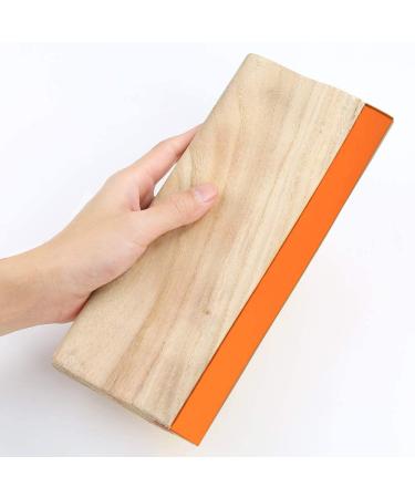 Caydo 2-Piece Screen Printing Squeegee Set - 75 Durometer Wooden Ink Scraper - 9.4 and 5.9 Inch Sizes - Buy Online on GoSupps.com