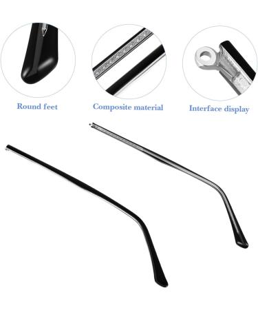 Ultechnovo Sunglasses Repair Set | Metal Replacement Bracket Arms & Screws | Ideal for Black Sunglasses | International Shipping - Buy Online on GoSupps.com
