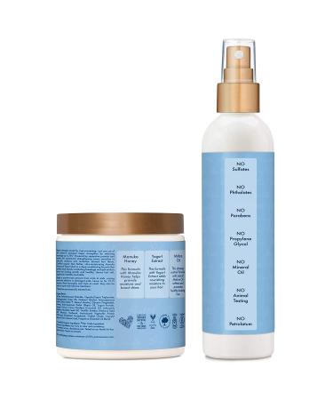 Shea Moisture Manuka Honey & Yogurt Hydrate + Repair Combo Kit - Leave-In Conditioning Spray & Protein Treatment - 8 oz each - Buy Online on GoSupps.com