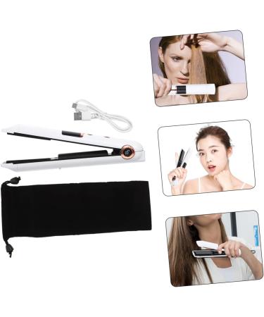 OHPHCALL Curling Iron Curly Irons for Hair Professional Cordless Hair Curler Power Tools Abs White 21X4X3.5CM White - Buy Online on GoSupps.com