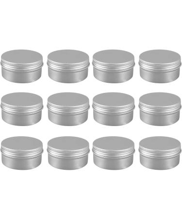 Zunedhys 12 Pack 80ml Aluminum Tea Tins with Screw Cap for Lip Balm - Buy Online on GoSupps.com