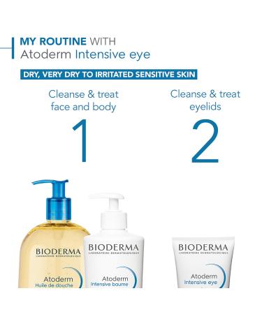 Bioderma Atoderm Intensive Eye 100ml - Moisturizing Eye Cream for Dry Skin | International Shipping - Buy Online on GoSupps.com