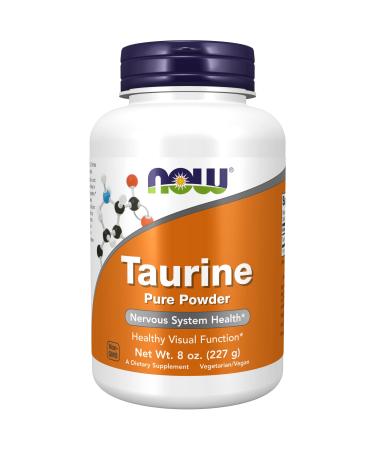 Now Foods Taurine Pure Powder 8 oz (227 g) - Buy Online on GoSupps.com