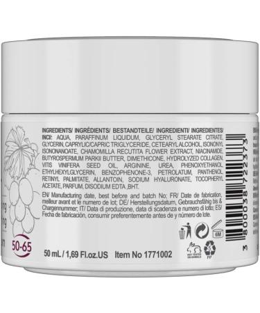 RevitaLAB Day and Night Collagen Anti-Ageing Moisturiser Enriched with Hyaluronic Acid L-Arginine Retinol Grapeseed Oil and a UVA/UVB Filter for Ages 50 - 65 50 ml - Buy Online on GoSupps.com