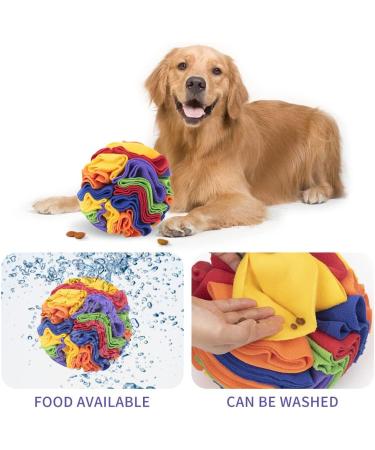 Interactive Snuffle Mat for Dogs - Dog Toy Ball Puzzle Feeding Foraging Mat - Stress Relief & Training for Small to Medium Pets 15cm - Buy Online on GoSupps.com