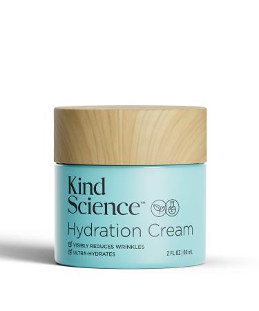 Kind Science Hydration Cream | Ultra Hydrates + Visibly Reduces Wrinkles | 2 FL OZ / 60 mL