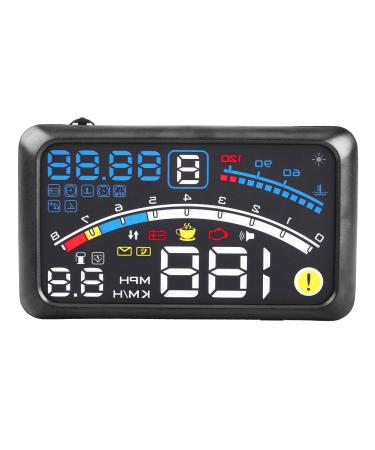 Universal Car Windshield HUD Display | OBD2 & EUOBD | Speed RPM Fuel & Temp Alerts | Plug & Play - Buy Online on GoSupps.com